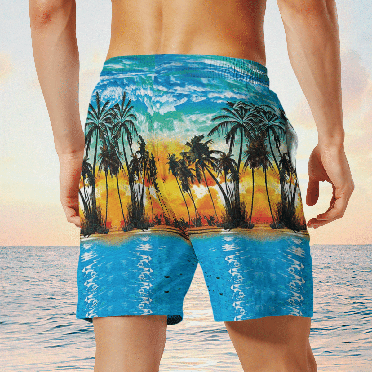 Summer Beach Blue Hawaiian Shirt, Short 10 Summer Beach Blue Hawaiian Shirt, Short word3
