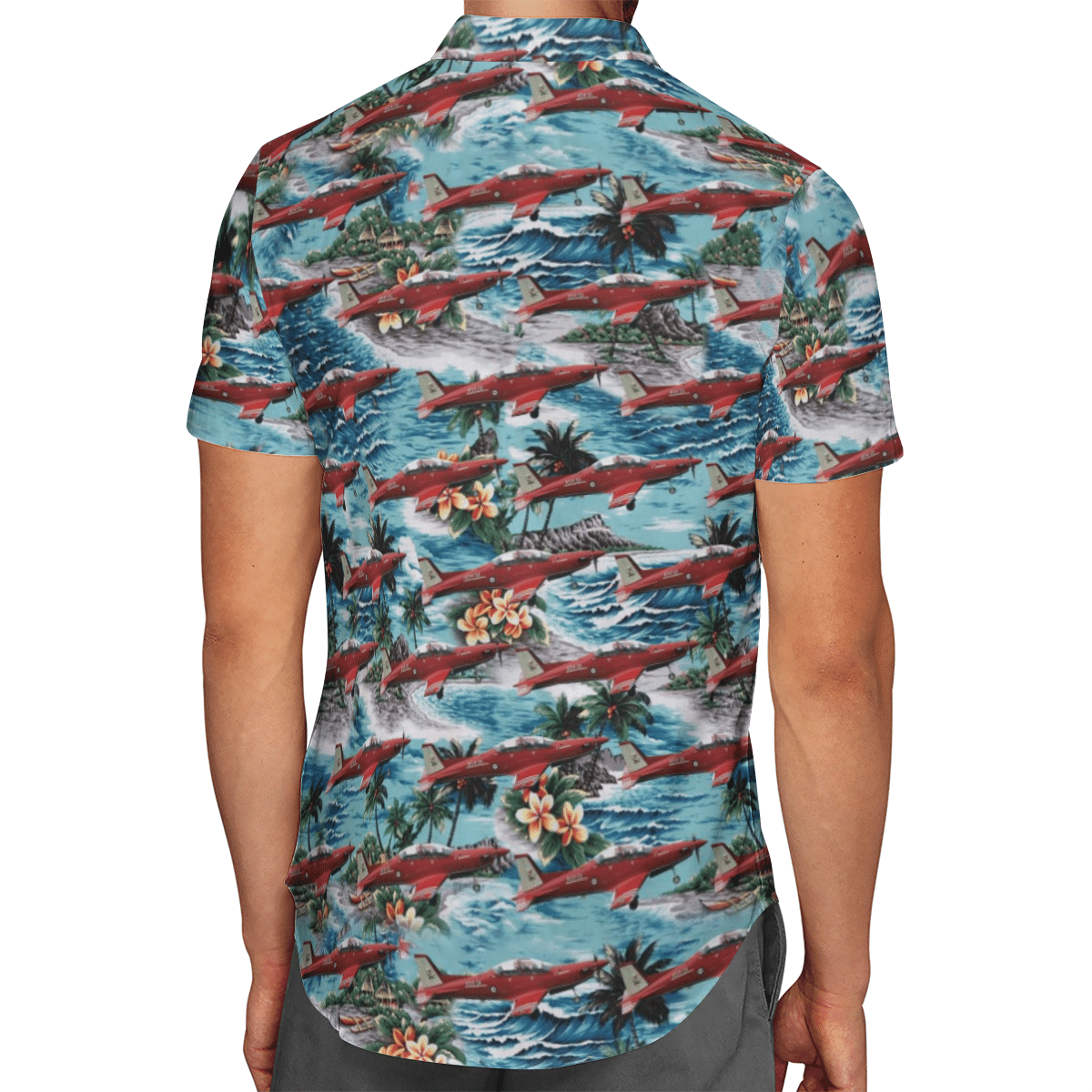 Australian Air Force Pilatus PC-21 Hawaiian Shirt, Short 3 Australian Air Force Pilatus PC-21 Hawaiian Shirt, Short word2