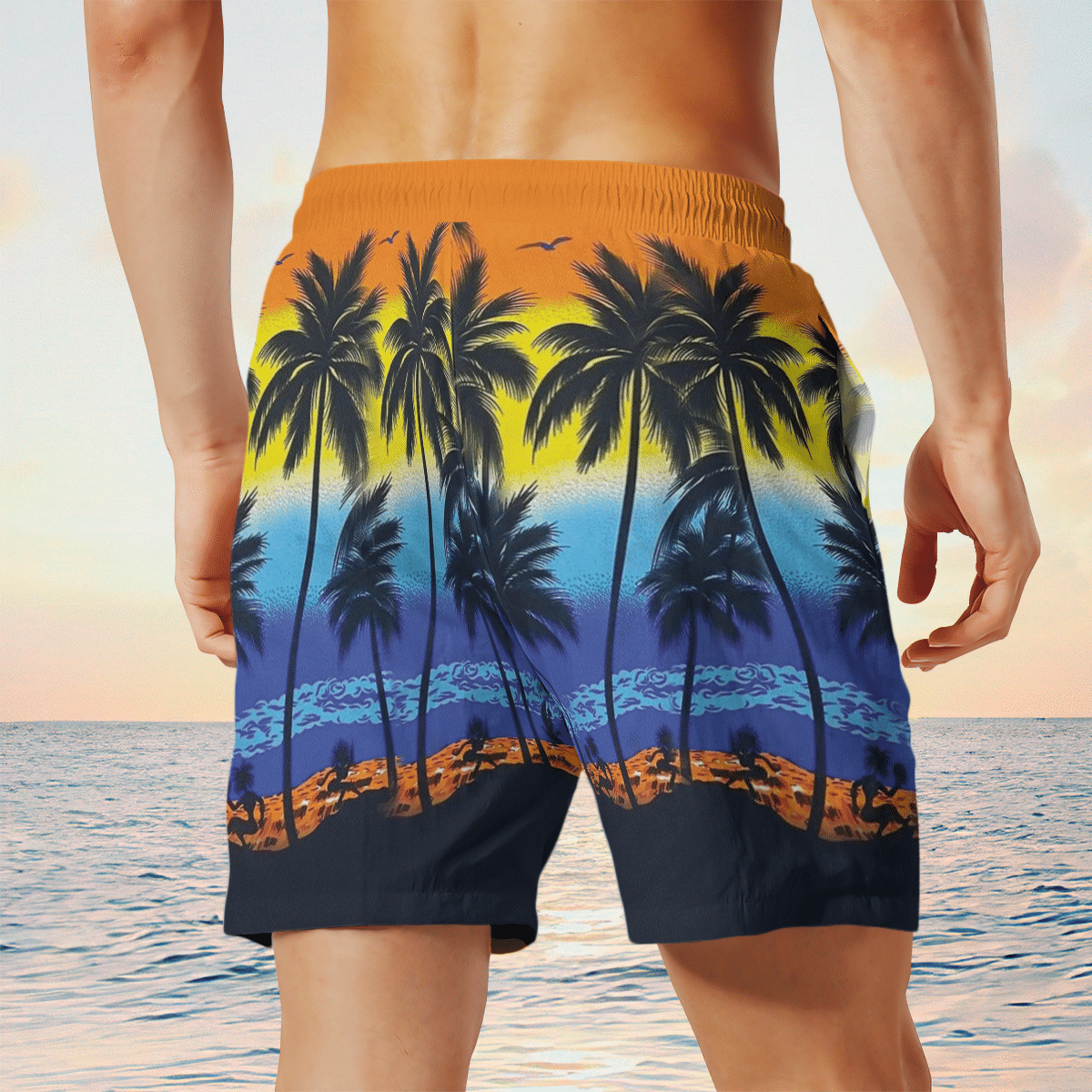 Summer Beach Sunset Hawaiian Shirt, Short 10 Summer Beach Sunset Hawaiian Shirt, Short word2