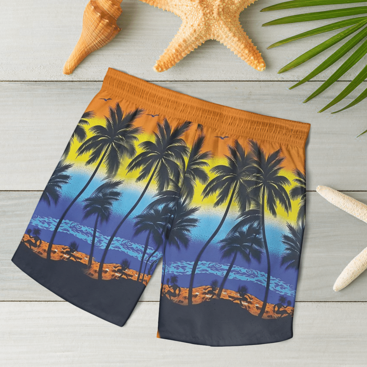 Summer Beach Sunset Hawaiian Shirt, Short 8 Summer Beach Sunset Hawaiian Shirt, Short word2