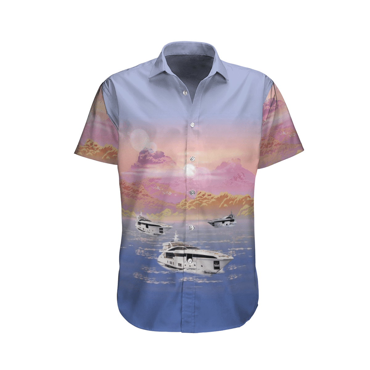 Azimut Grande 35 METRI Hawaiian Shirt, Short word2