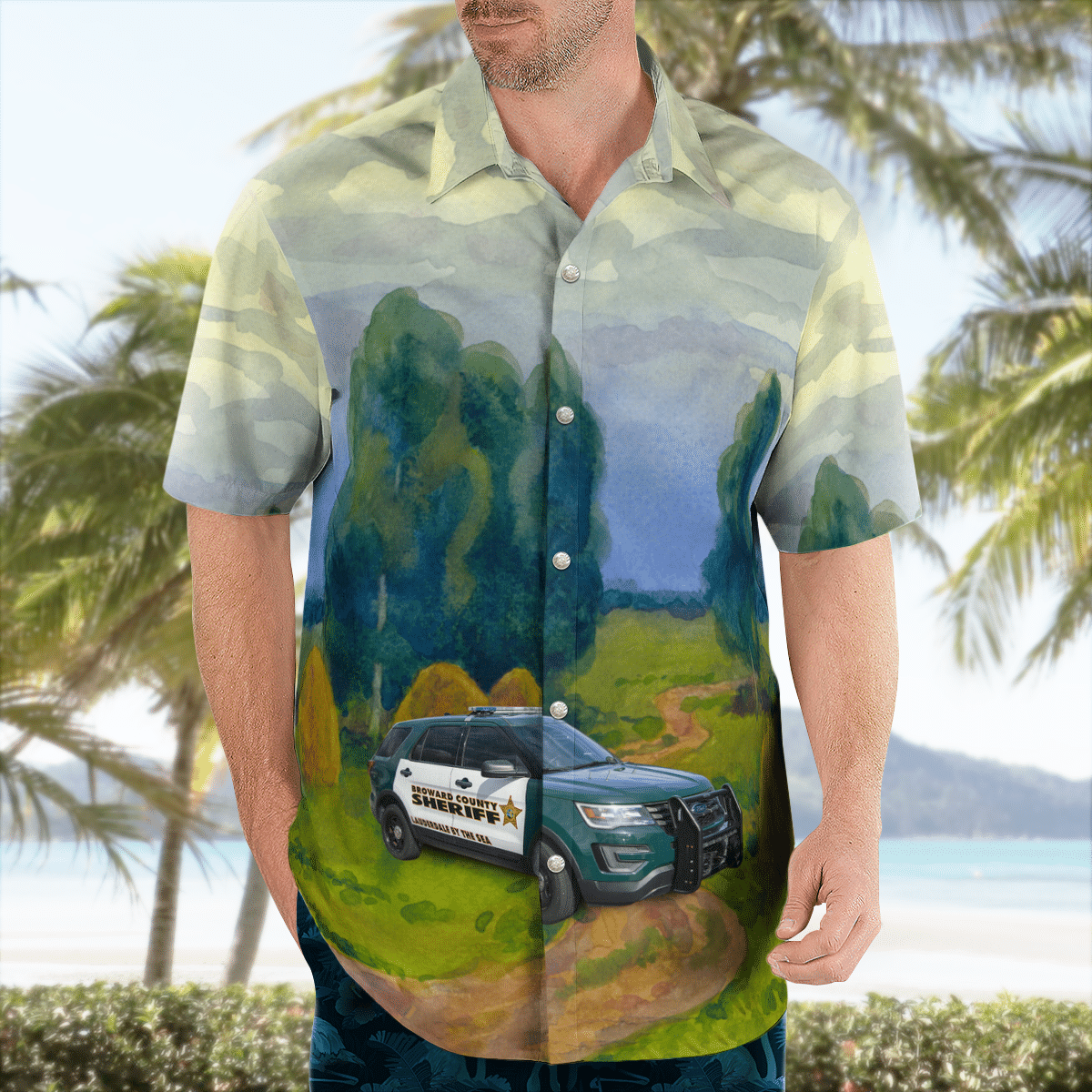 BEST Lauderdale-by-the-Sea, Broward County, Florida, Broward County Sheriffs Office, Lauderdale-by-the-Sea District Offices, 2018 Ford Police Interceptor Utility 3D Aloha Shirt 3 BEST Lauderdale-by-the-Sea, Broward County, Florida, Broward County Sheriffs Office, Lauderdale-by-the-Sea District Offices, 2018 Ford Police Interceptor Utility 3D Aloha Shirt word1