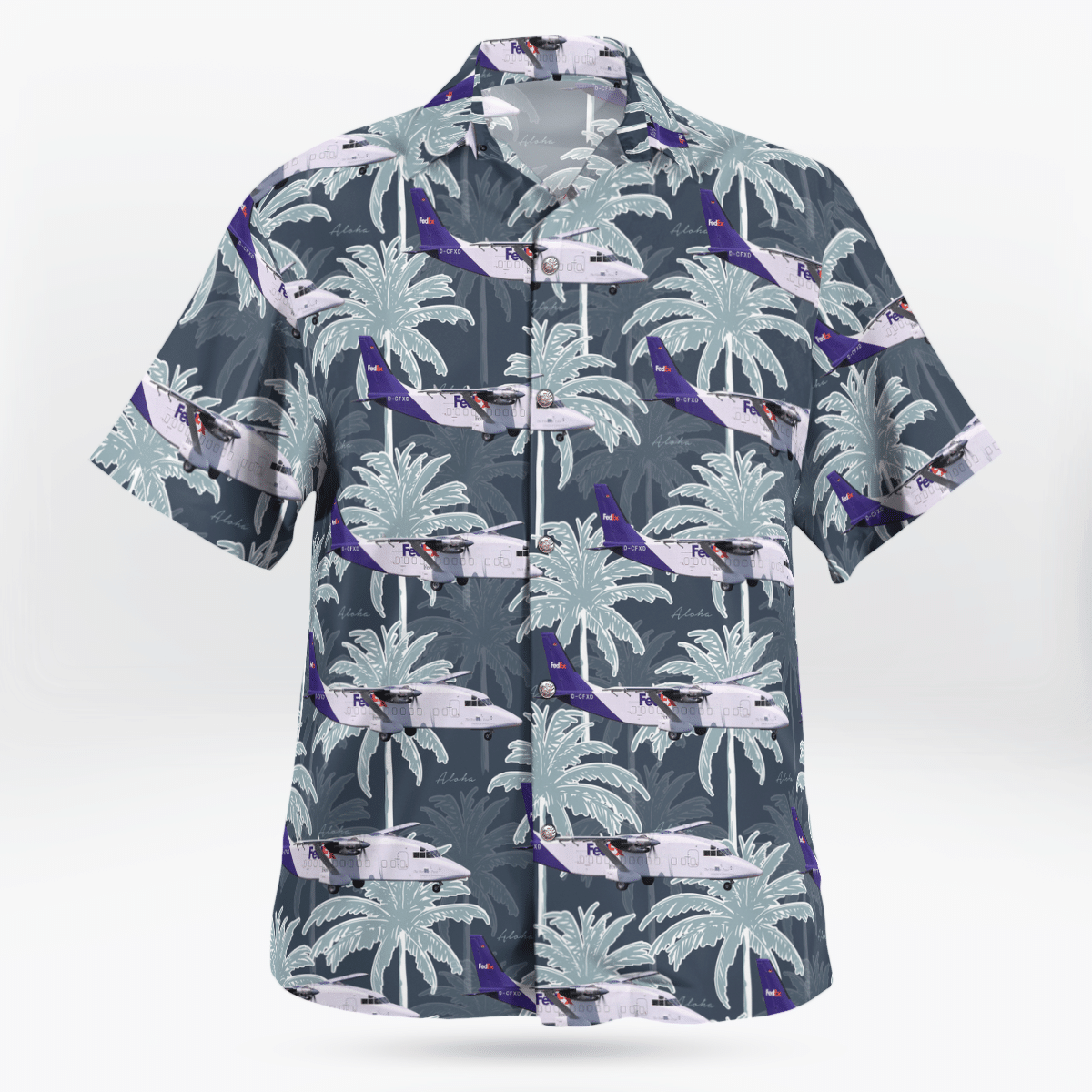 FedEx Short 360-300 Hawaiian Shirt 3 FedEx Short 360-300 Hawaiian Shirt word3