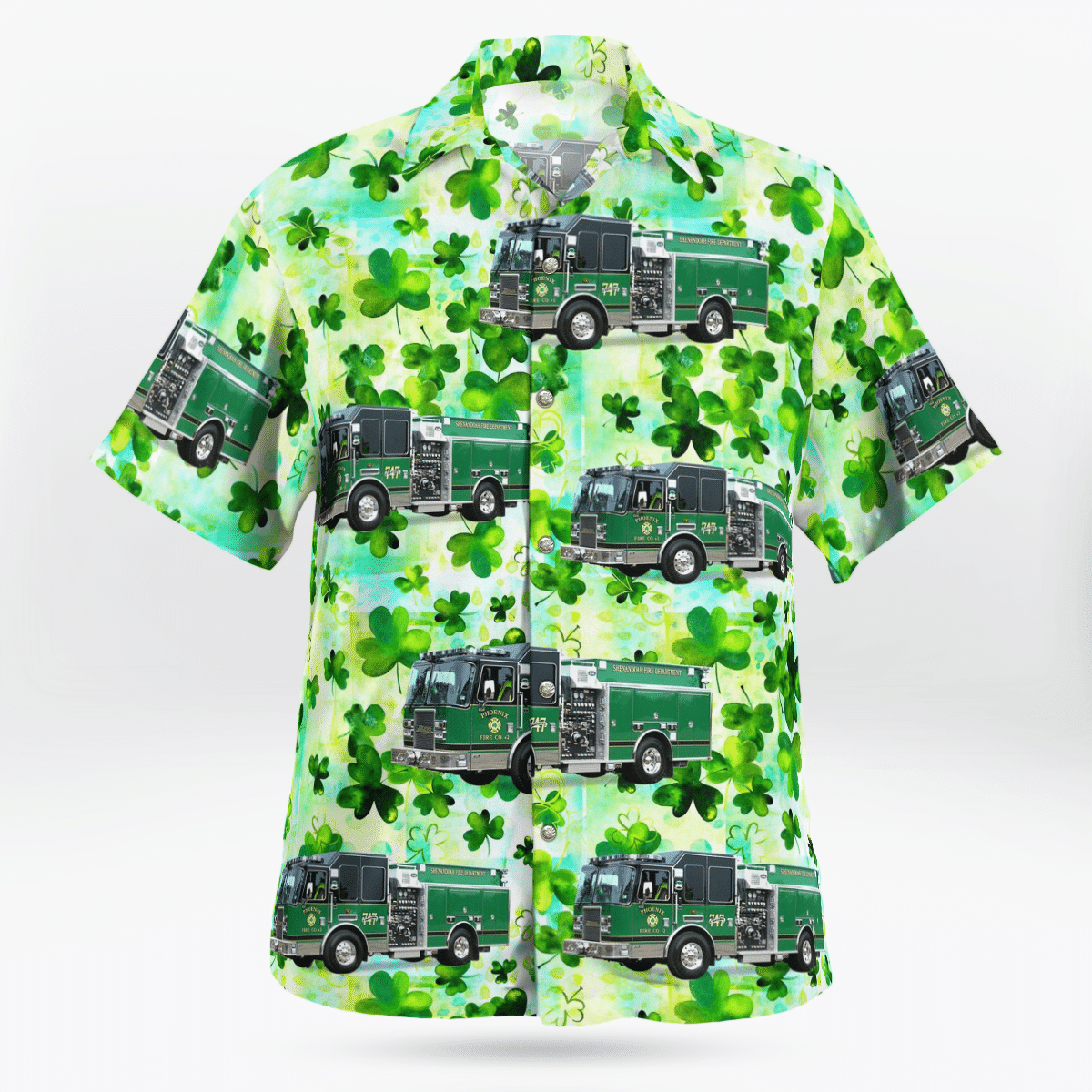Shenandoah Schuylkill County Pennsylvania Phoenix Fire Company 2 Shenandoah St Patrick's Day Hawaiian Shirt 3 Shenandoah Schuylkill County Pennsylvania Phoenix Fire Company 2 Shenandoah St Patrick's Day Hawaiian Shirt word3