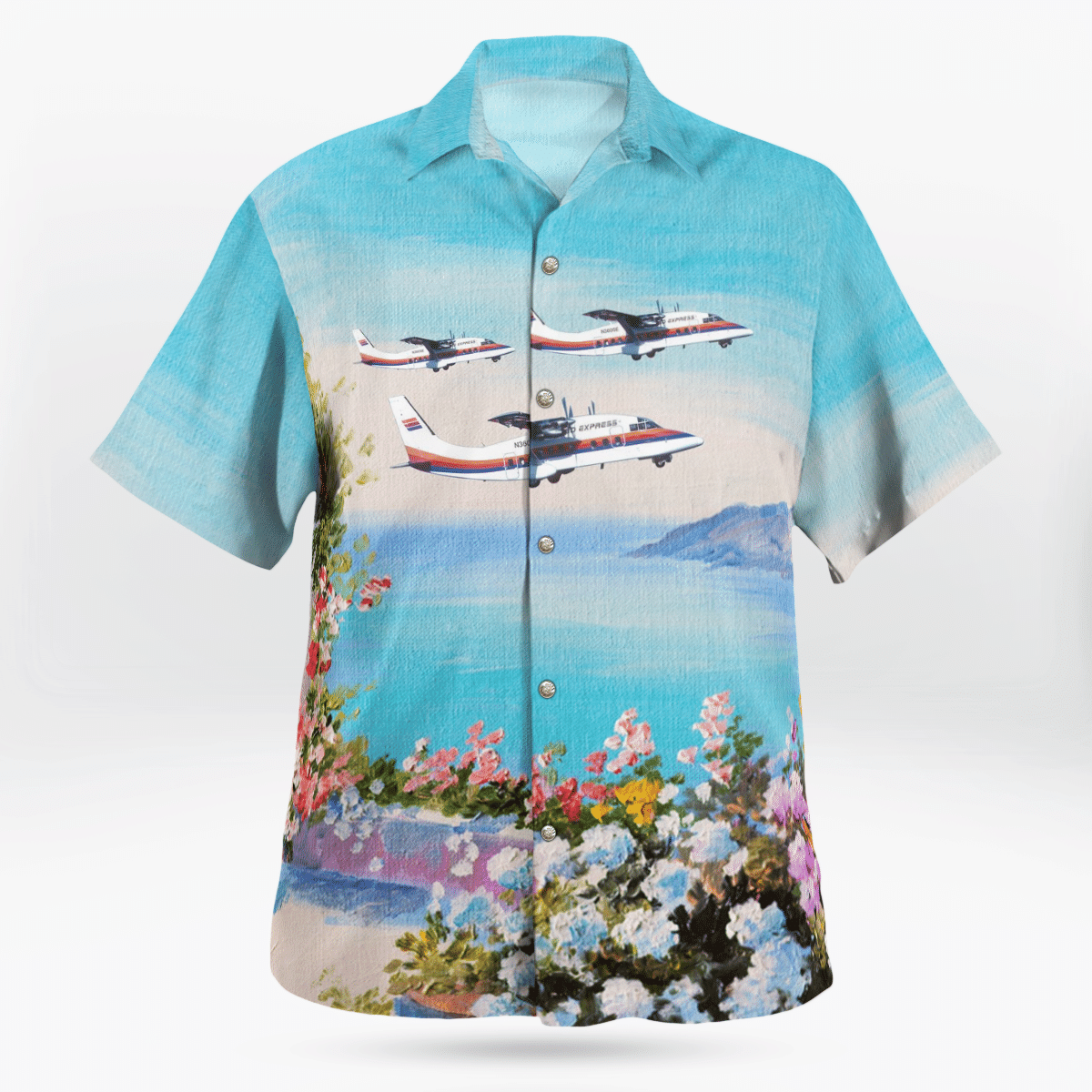 United Express Westair Commuter Airlines Short 360-300 Hawaiian Shirt 3 United Express Westair Commuter Airlines Short 360-300 Hawaiian Shirt word2