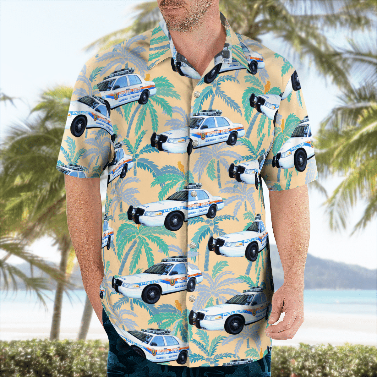 Nassau County Police Car New York Hawaiian Shirt 4 Nassau County Police Car New York Hawaiian Shirt word3