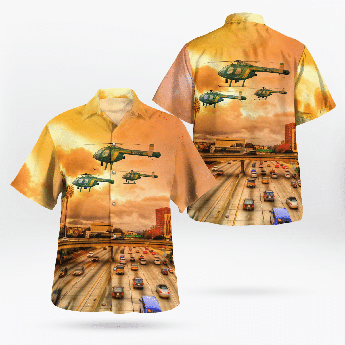 BEST California, Los Angeles County Sheriff Department MD520N NOTAR 3D Aloha Shirt 9 BEST California, Los Angeles County Sheriff Department MD520N NOTAR 3D Aloha Shirt word2