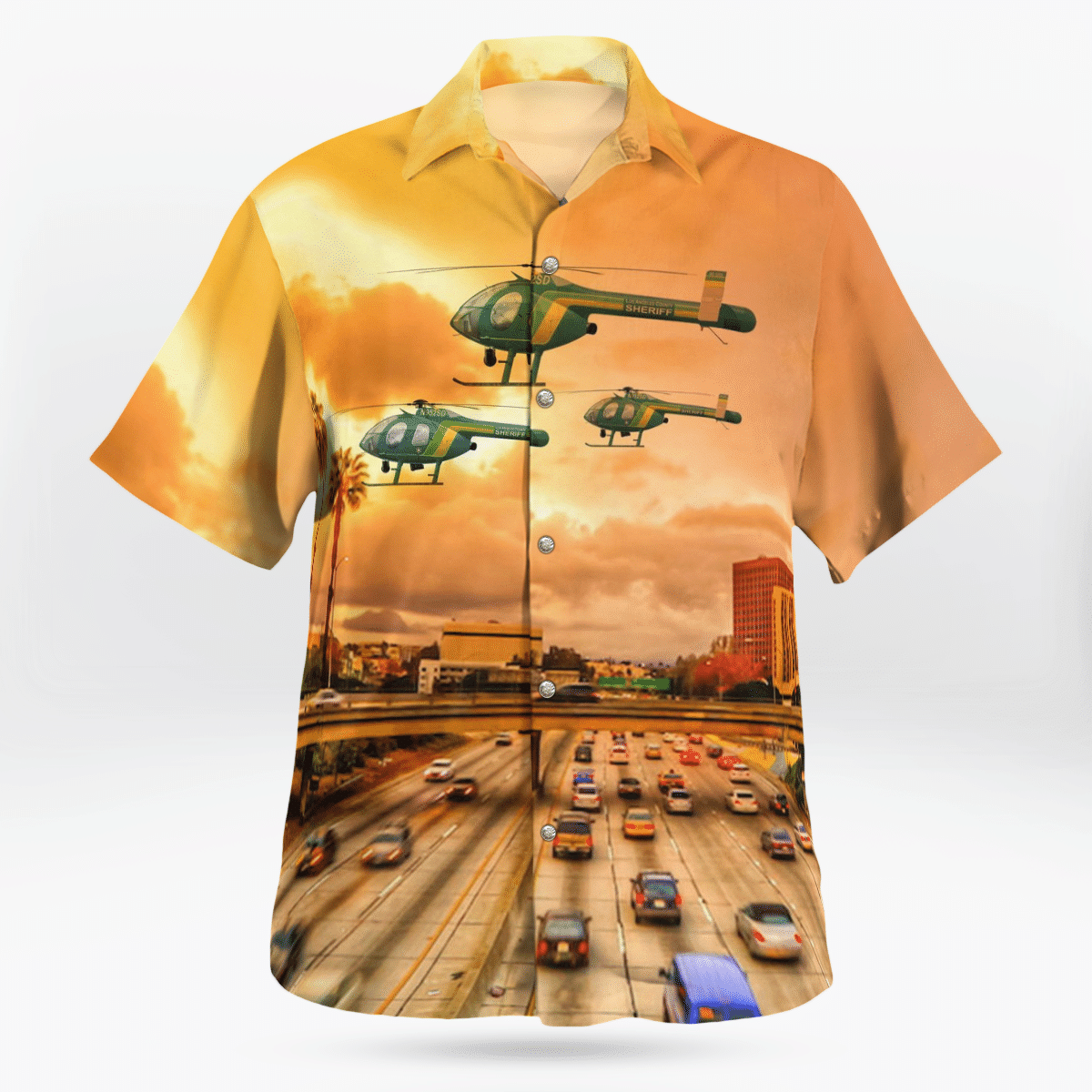 BEST California, Los Angeles County Sheriff Department MD520N NOTAR 3D Aloha Shirt 3 BEST California, Los Angeles County Sheriff Department MD520N NOTAR 3D Aloha Shirt word1