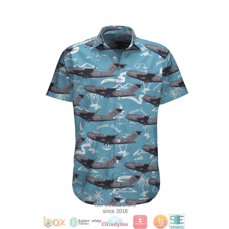 RCAF Boeing CC-177 Globemaster III C-17A Limited Hawaiian Shirt word2