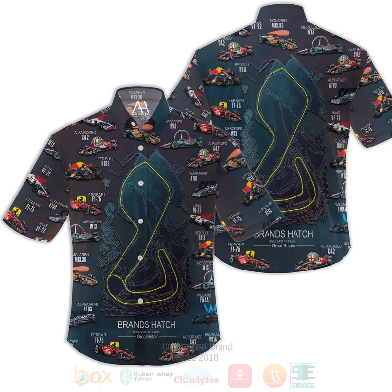 2022 Formula 1 Teams Brands Hatch Hawaiian Shirt 1 2 3