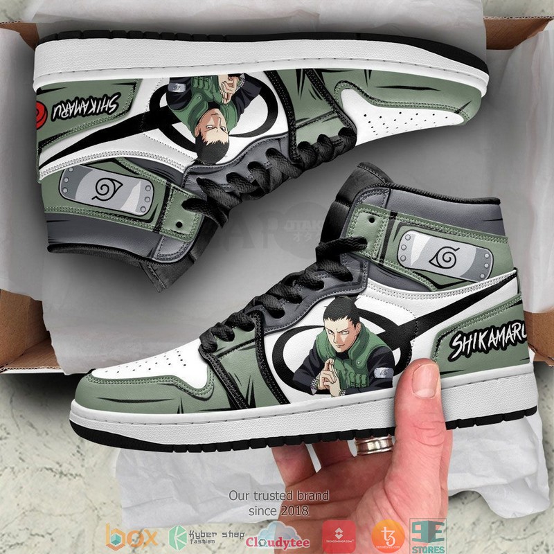 Nara Shikamaru Jounin NRT Anime Air Jordan High Top Shoes 1 2 3