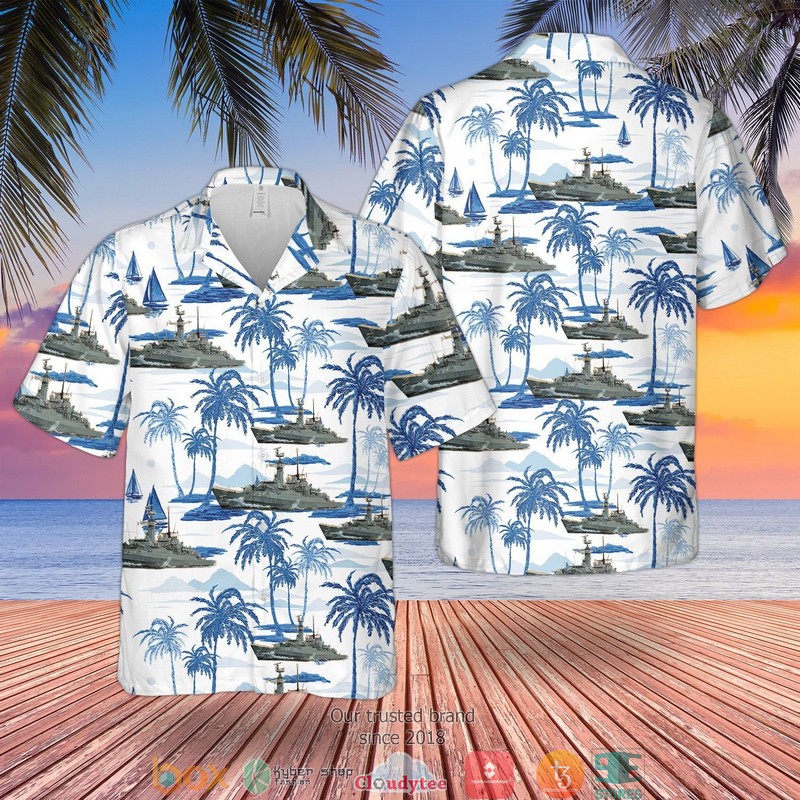 RN Amazon-class Type 21 Frigate Limited Hawaiian Shirt