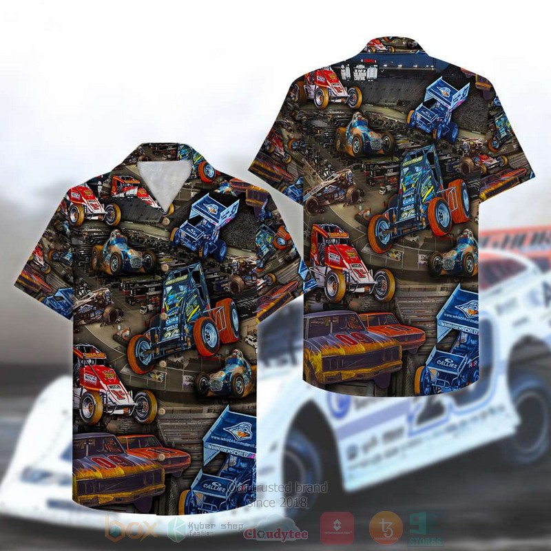 BEST Dirt Track Racing 3D Aloha Shirt 2 BEST Dirt Track Racing 3D Aloha Shirt word1