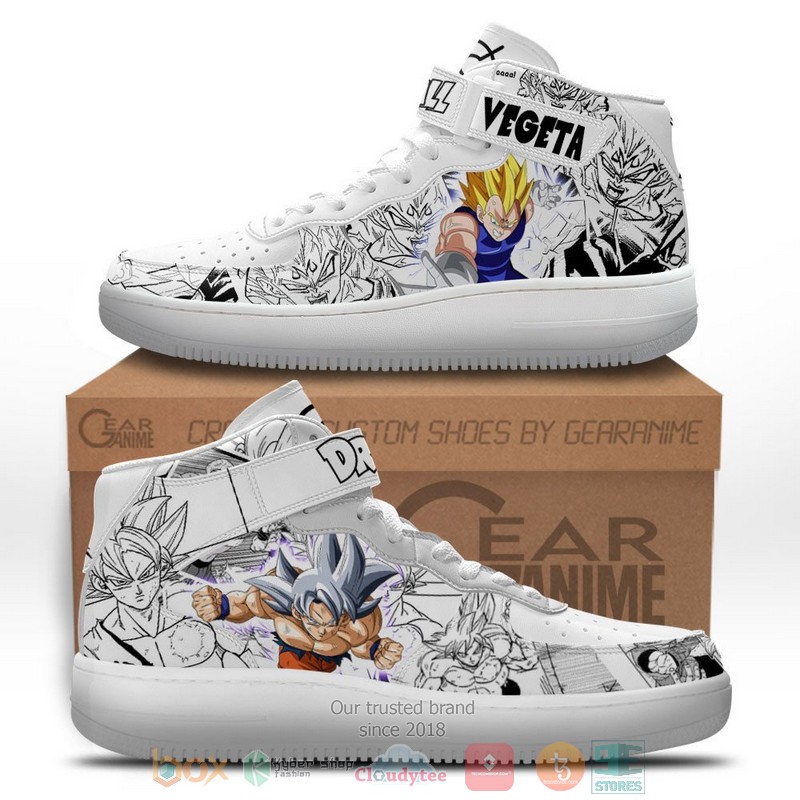 Vegeta Manji Goku Ultra Instinct Dragon Ball High Air Force Shoes