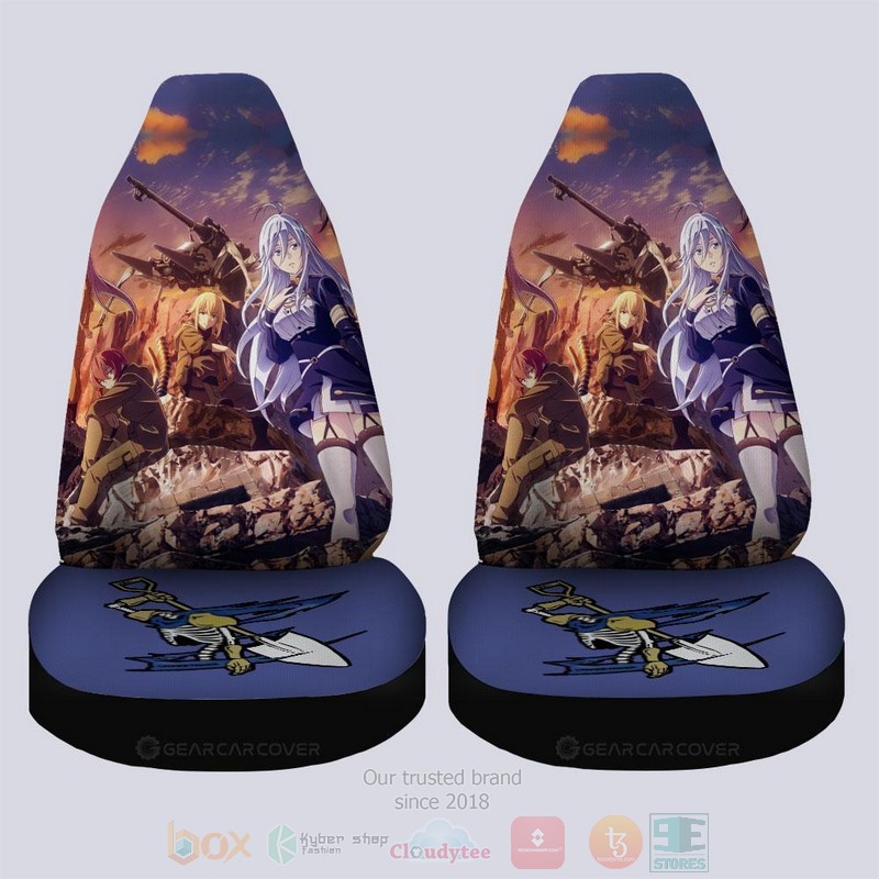 BEST-Anime 86 Eighty Six 86 Luxury Car Seat Covers 3 86 Eighty Six 86 Anime Car Seat Cover 1 2
