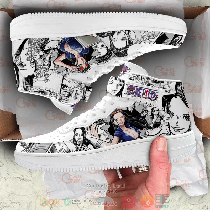 Nico Robin One Piece Anime Mix Manga High Air Force Shoes 1 2 3