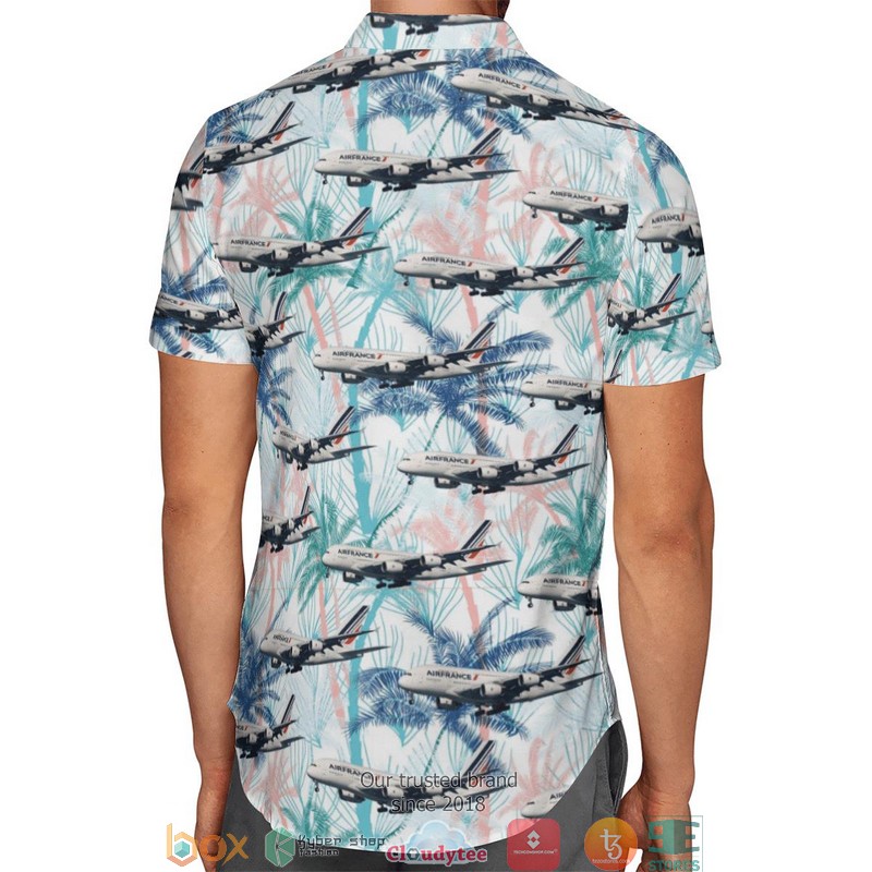 Air France Airbus A380 Limited Hawaiian Shirt 3 Air France Airbus A380 Limited Hawaiian Shirt word3