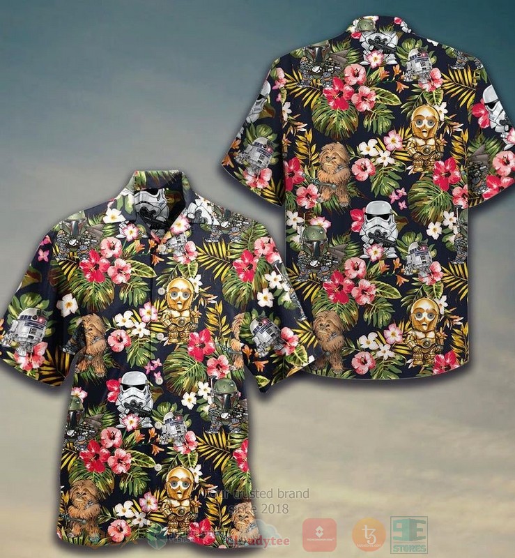 Star Wars Stormtrooper Short Sleeve Hawaiian Shirt