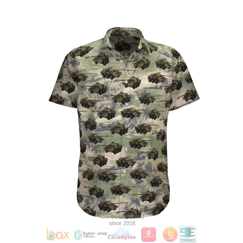 AMX 10 RC French Army Hawaiian Shirt