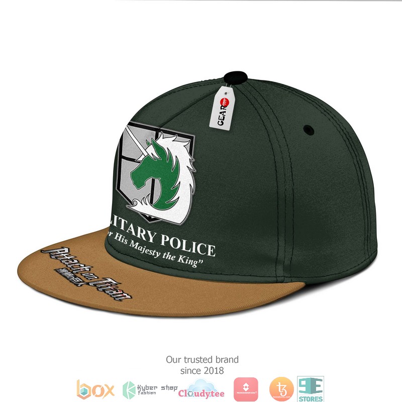 AOT Military Attack On Titan Anime Snapback hat 1
