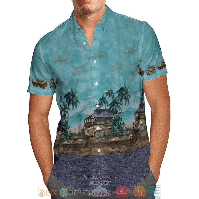 NEW ASLAV Australian Army palm tree Hawaii Shirt, Shorts 2 ASLAV Australian Army palm tree Hawaiian Shirt Shorts 1