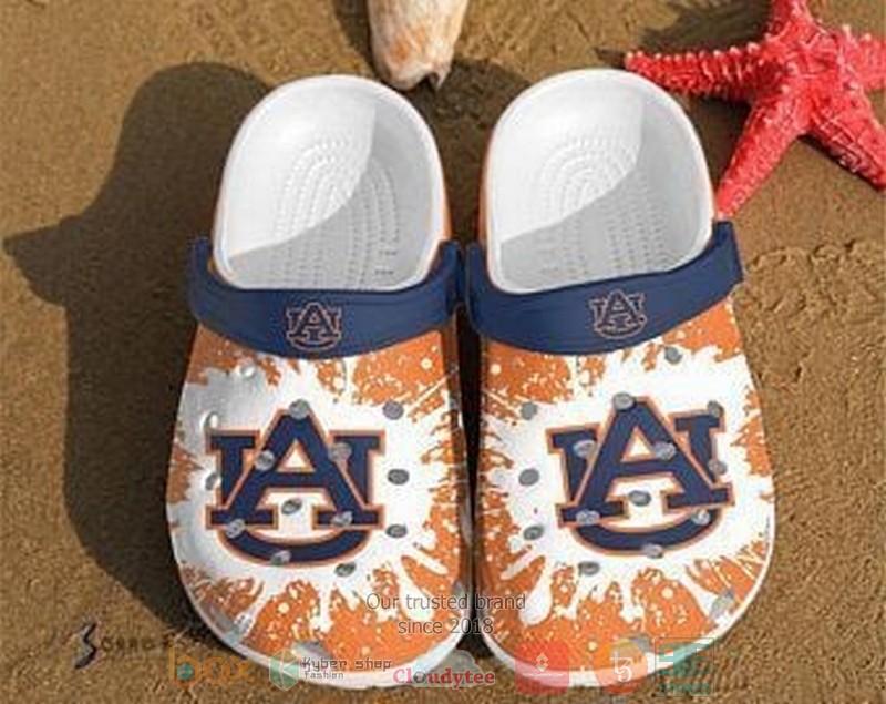NEW Auburn Tigers crocs crocband shoes