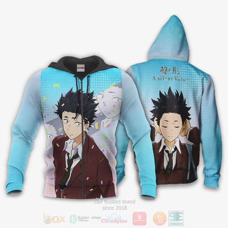 BEST Anime A Silent Voice Ishida Shouya Stores All Over Print Hoodie-Bomber Jacket 2 A Silent Voice Ishida Shouya Anime Stores 3D Hoodie Bomber Jacket