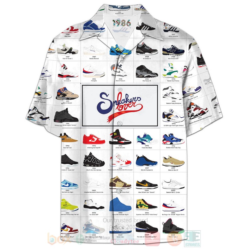 BEST A Visual Compendium of Sneakers 3D Aloha Shirt 7 A Visual Compendium of Sneakers Hawaiian Shirt