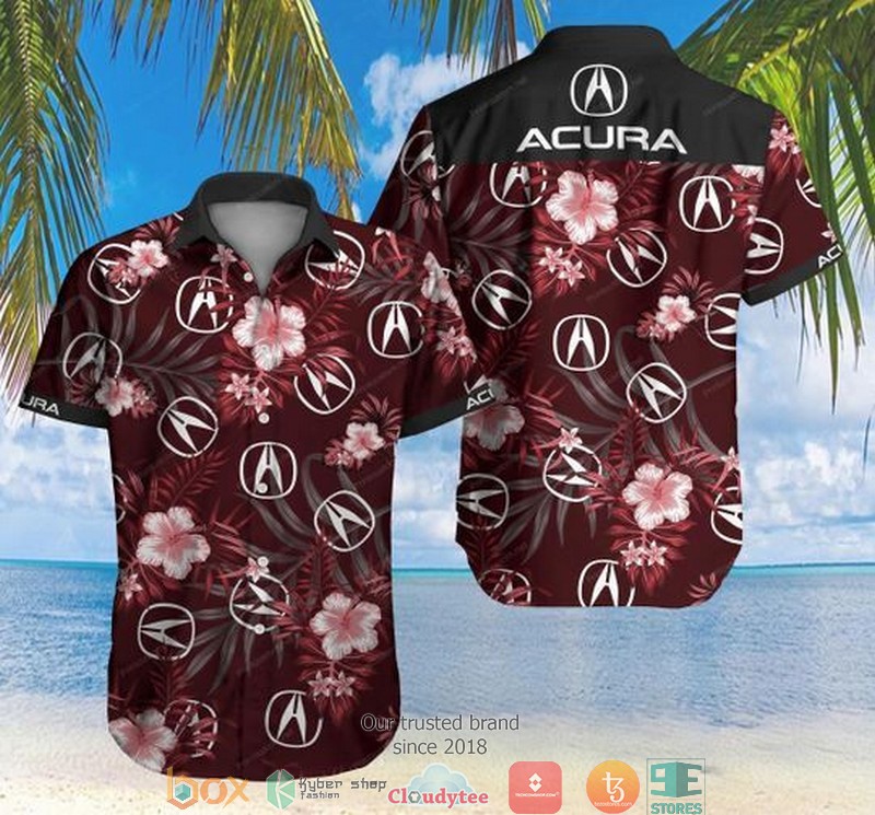 Acura Short Sleeve Hawaiian Shirt