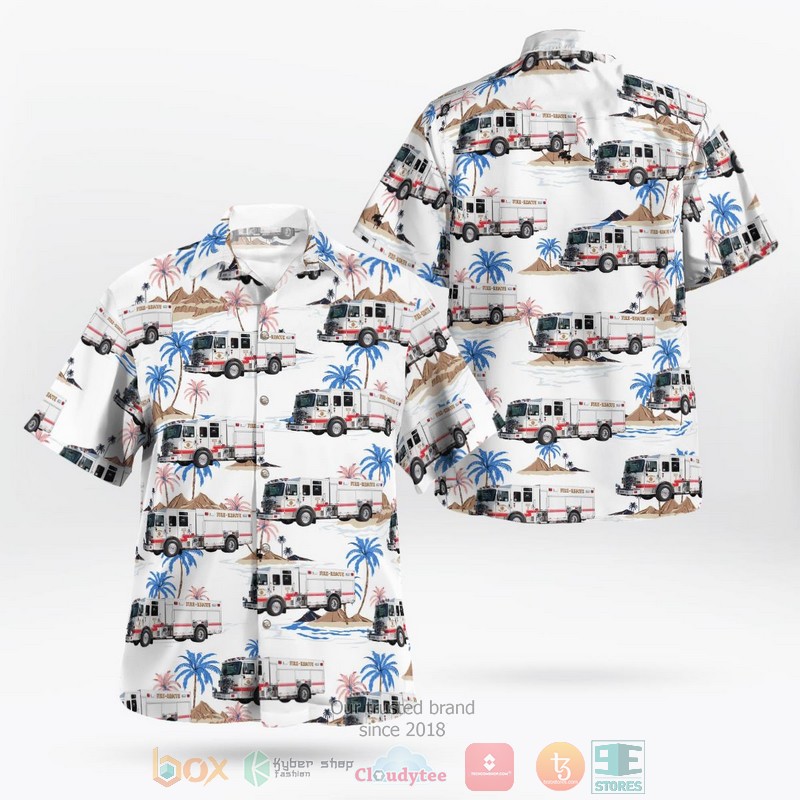 Adams County Pennsylvania Fairfield Fire EMS Hawaiian Shirt