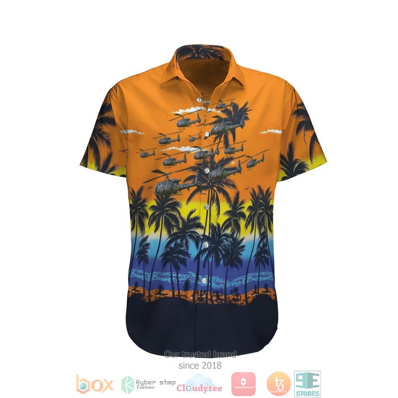 Aerospatiale Gazelle French Army Hawaiian Shirt 3 Aerospatiale Gazelle French Army Hawaiian Shirt