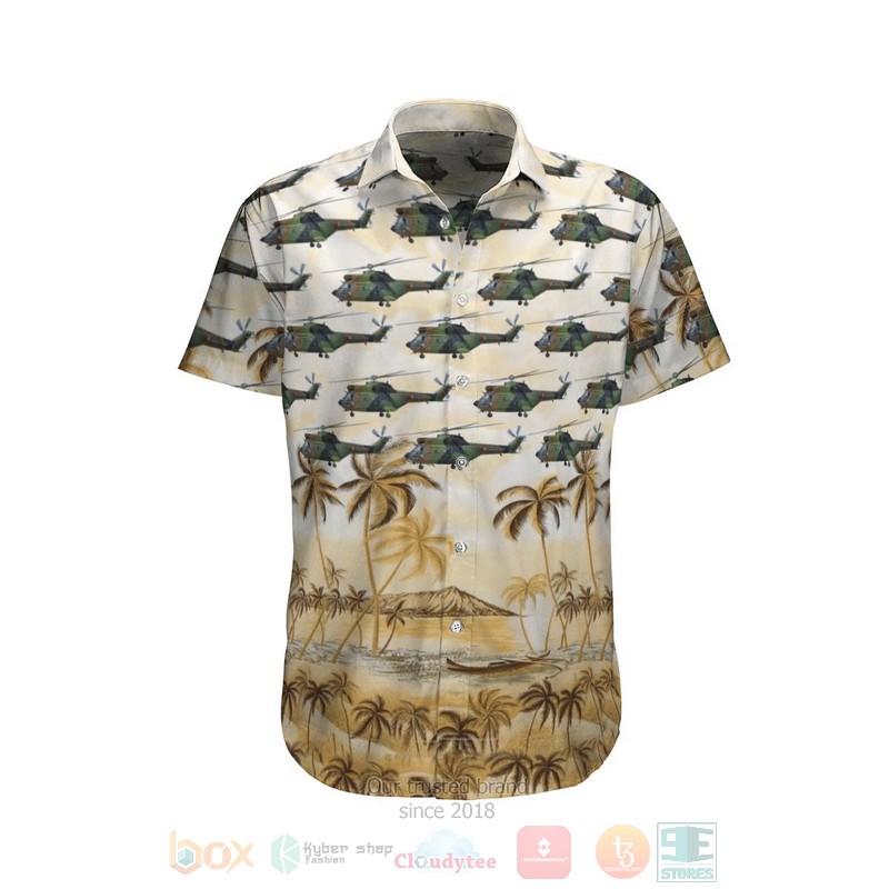 Aerospatiale SA330 Puma French Army Hawaiian Shirt