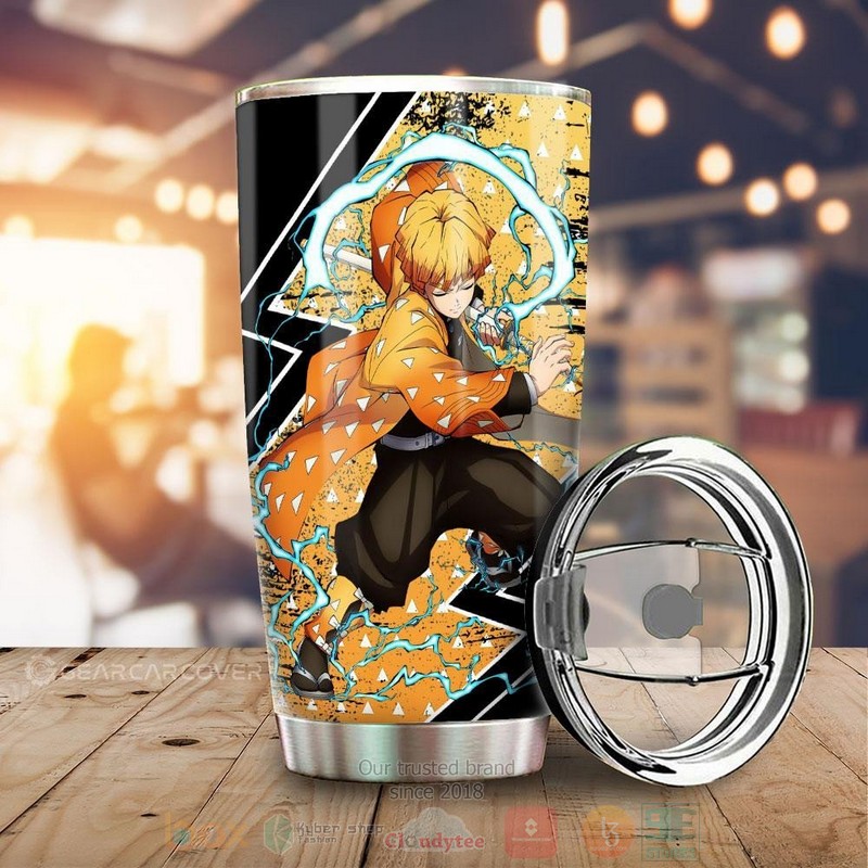 Agatsuma Zenitsu Demon Slayer Anime Tumbler