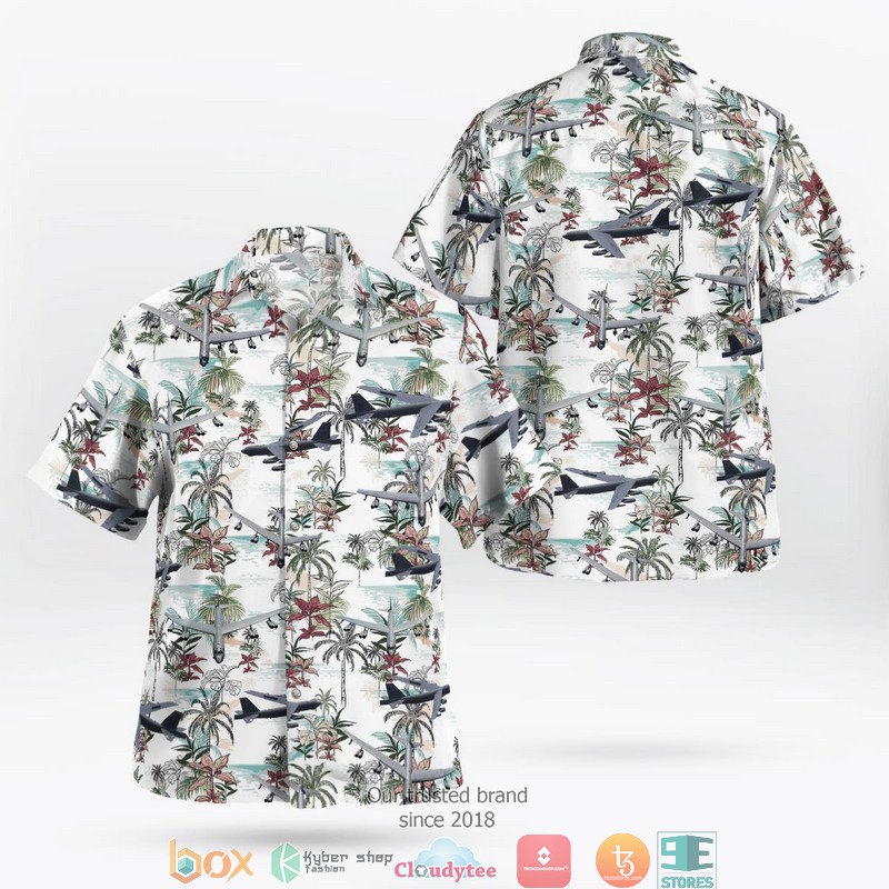 Air Force Boeing B-52 Stratofortress Hawaiian Shirt word1