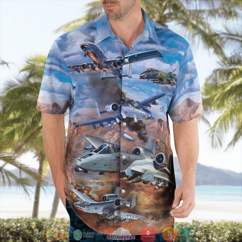 Air Force Fairchild Republic A-10 Thunderbolt II Hawaiian Shirt 4 Air Force Fairchild Republic A-10 Thunderbolt II Hawaiian Shirt word1