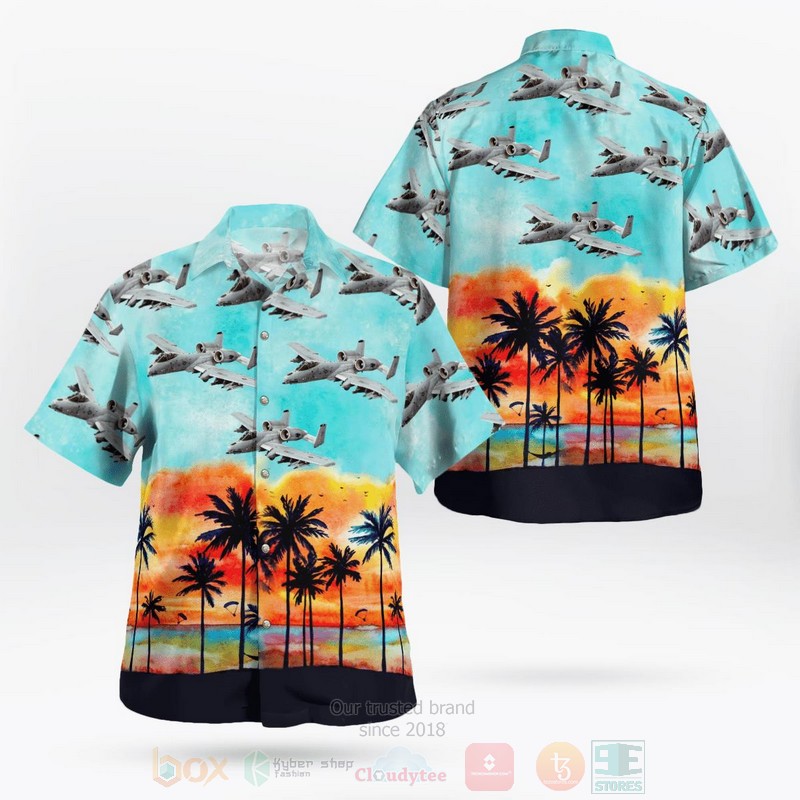 NEW Air Force Fairchild Republic A-10 Thunderbolt II Hawaii Shirt word2