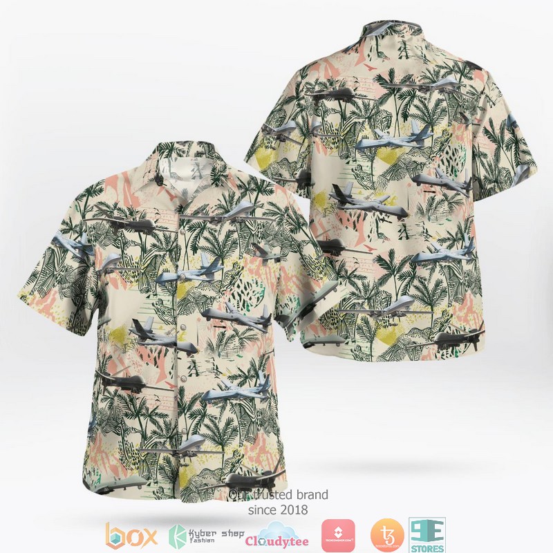 Air Force MQ-9A Reaper Hawaiian Shirt 1 Air Force MQ-9A Reaper Hawaiian Shirt word3