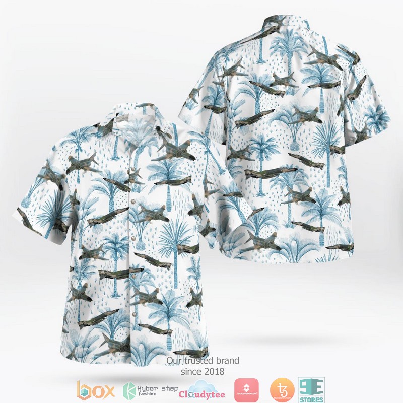 Air Force McDonnell Douglas F-4 Phantom II Hawaiian Shirt word2