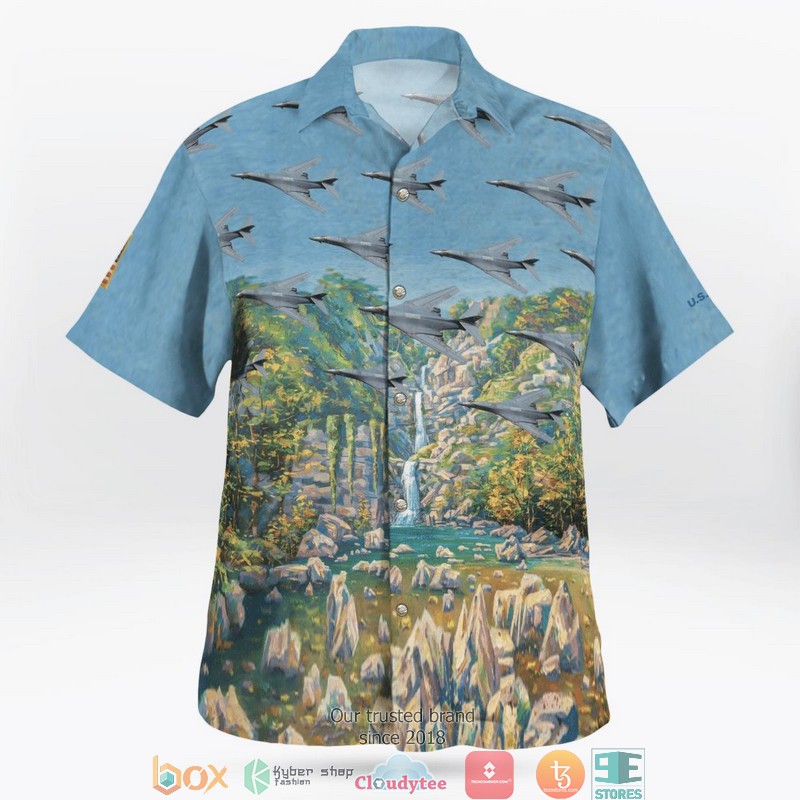 Air Force Rockwell B-1 Lancer Hawaiian Shirt 3 Air Force Rockwell B-1 Lancer Hawaiian Shirt word2