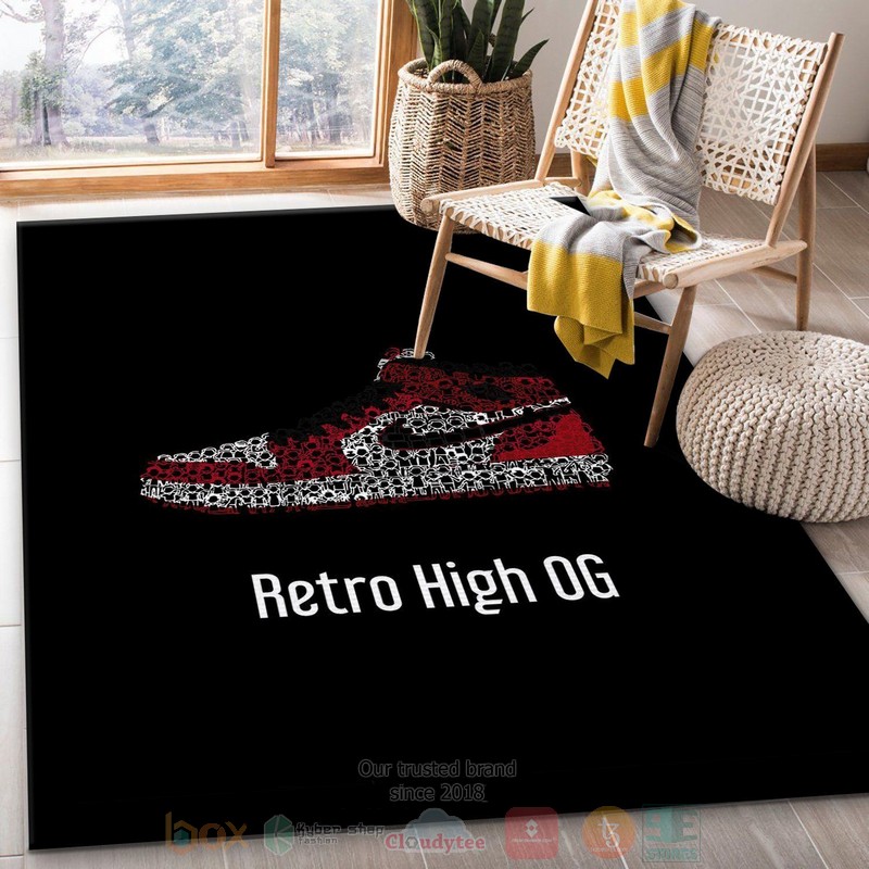 Air Jordan Retro High Og Area Rugs