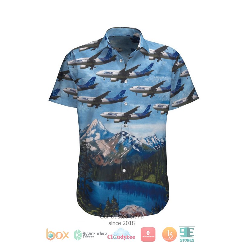 Air Transat Airbus A310-308 Limited Hawaiian Shirt 7 Air Transat Airbus A310-308 Limited Hawaiian Shirt word3