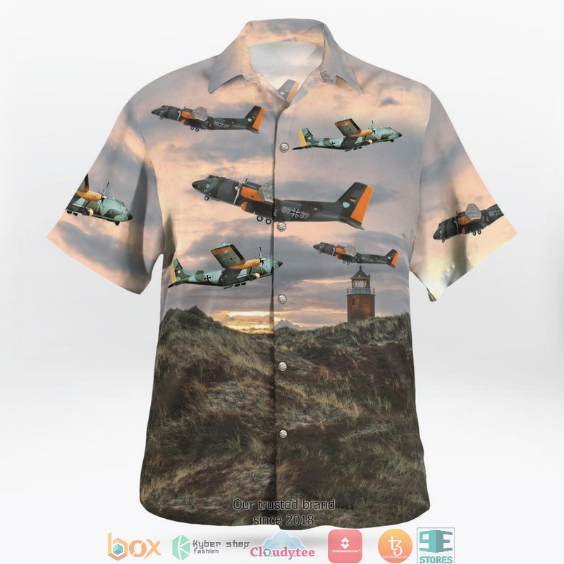 Air Transport Wing 63 Transall C-160 German Air Force Limited Hawaiian Shirt word1
