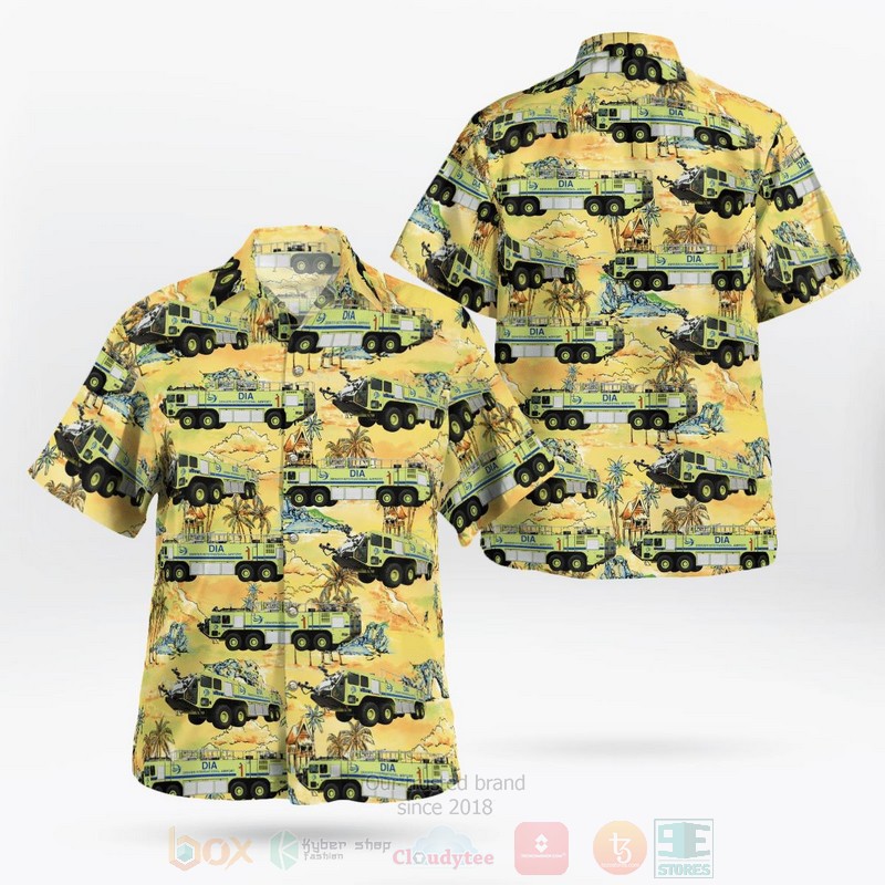 BEST Aircraft Rescue and Firefighting Denver International Airport 3D Aloha Shirt 2 Aircraft Rescue and Firefighting Denver International Airport Hawaiian Shirt