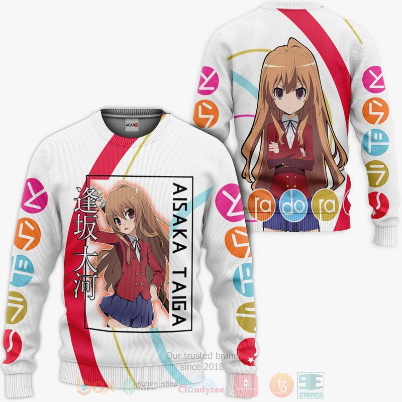 BEST Anime Aisaka Taiga Custom Toradora All Over Print Hoodie-Bomber Jacket 2 Aisaka Taiga Custom Toradora Anime 3D Hoodie Bomber Jacket 1