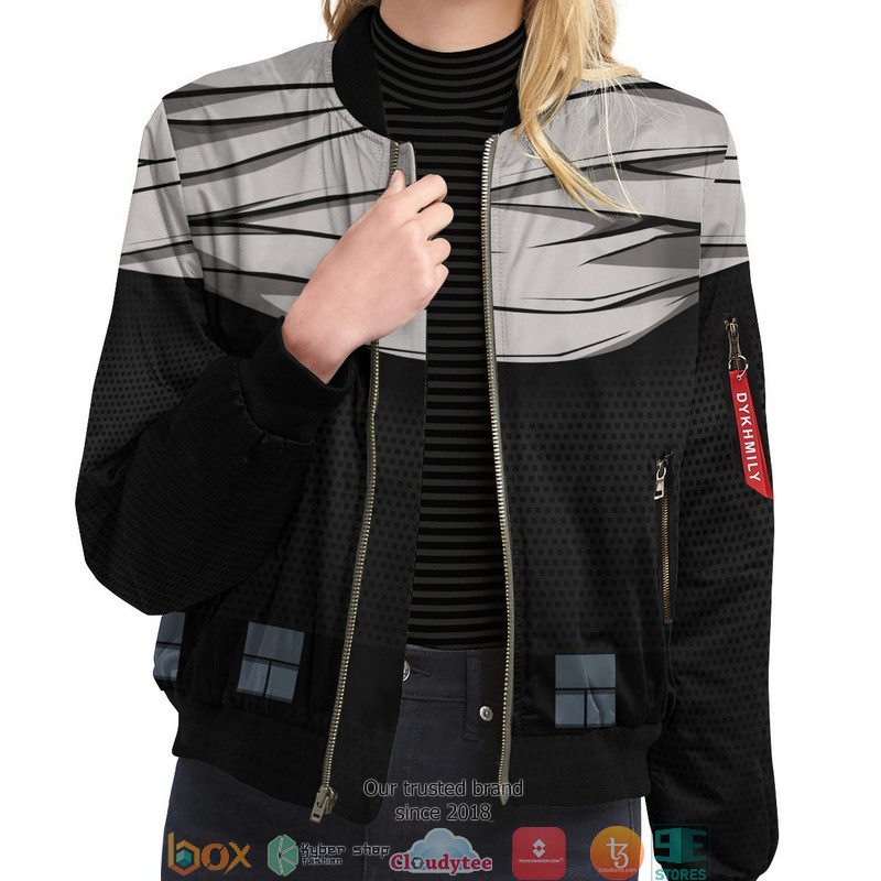 Aizawa Sensei Bomber Jacket word1