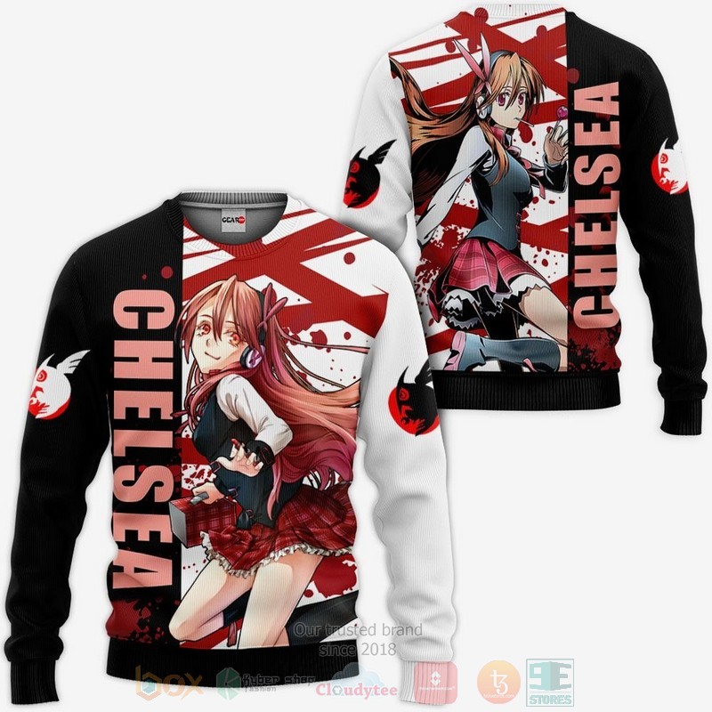 BEST Anime Akame ga Kill Chelsea All Over Print Hoodie-Bomber Jacket 2 Akame ga Kill Chelsea Anime 3D Hoodie Bomber Jacket 1