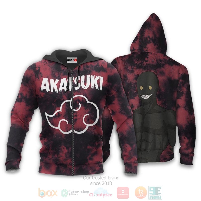 BEST Anime Akatsuki Black Zetsu Custom Naruto All Over Print Hoodie-Bomber Jacket 13 Akatsuki Black Zetsu Custom Anime Naruto 3D Hoodie Bomber Jacket