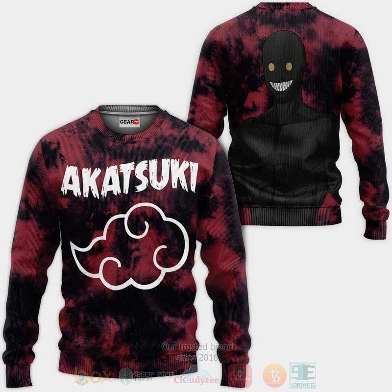 BEST Anime Akatsuki Black Zetsu Custom Naruto All Over Print Hoodie-Bomber Jacket 2 Akatsuki Black Zetsu Custom Anime Naruto 3D Hoodie Bomber Jacket 1
