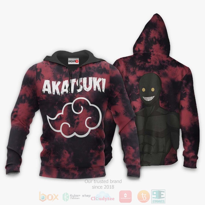BEST Anime Akatsuki Black Zetsu Custom Naruto All Over Print Hoodie-Bomber Jacket 3 Akatsuki Black Zetsu Custom Anime Naruto 3D Hoodie Bomber Jacket 1 2