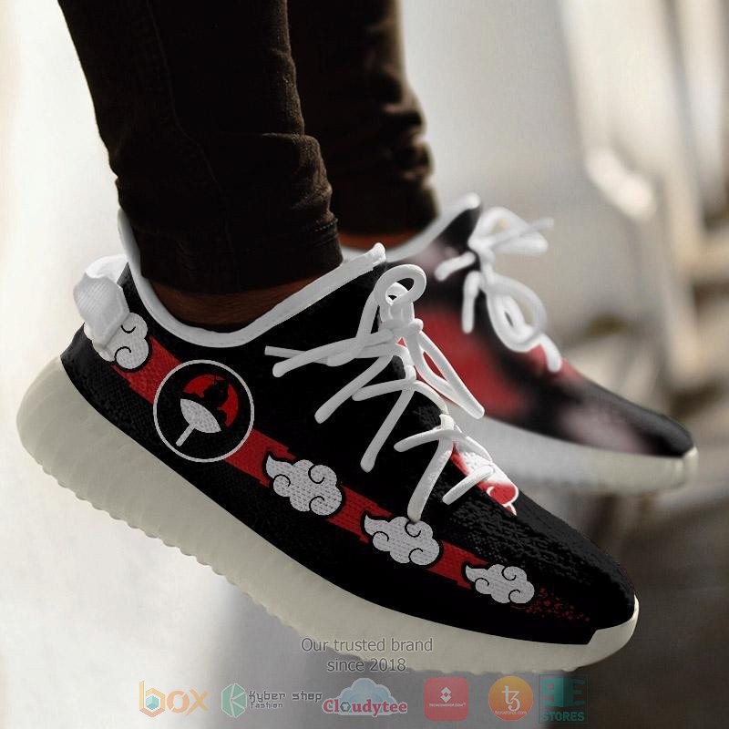 Akatsuki Cloud Itachi Anime Yeezy Shoes 1